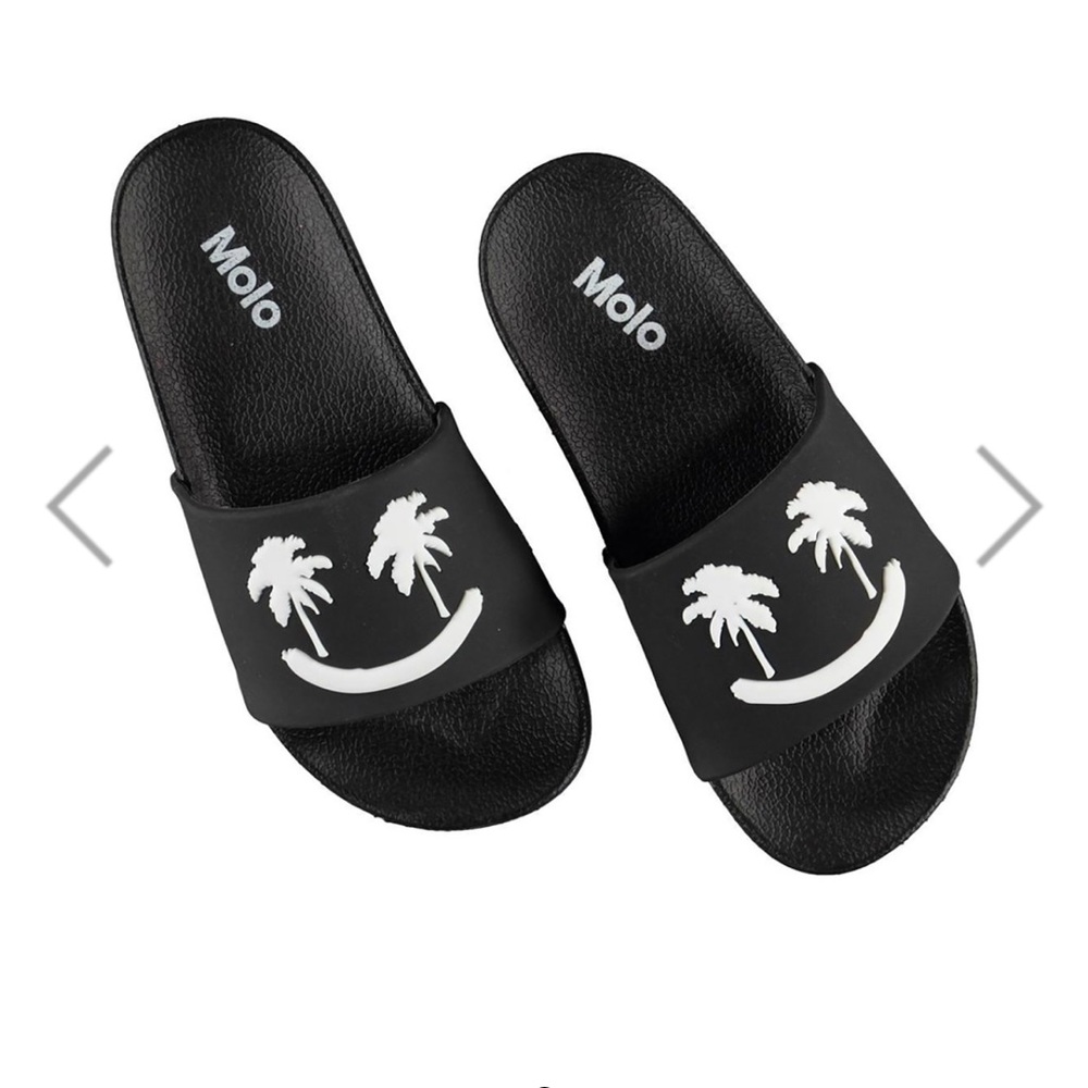 EUC Molo Kids Zhappy Printed Slides Sz 29/30 (12 US)